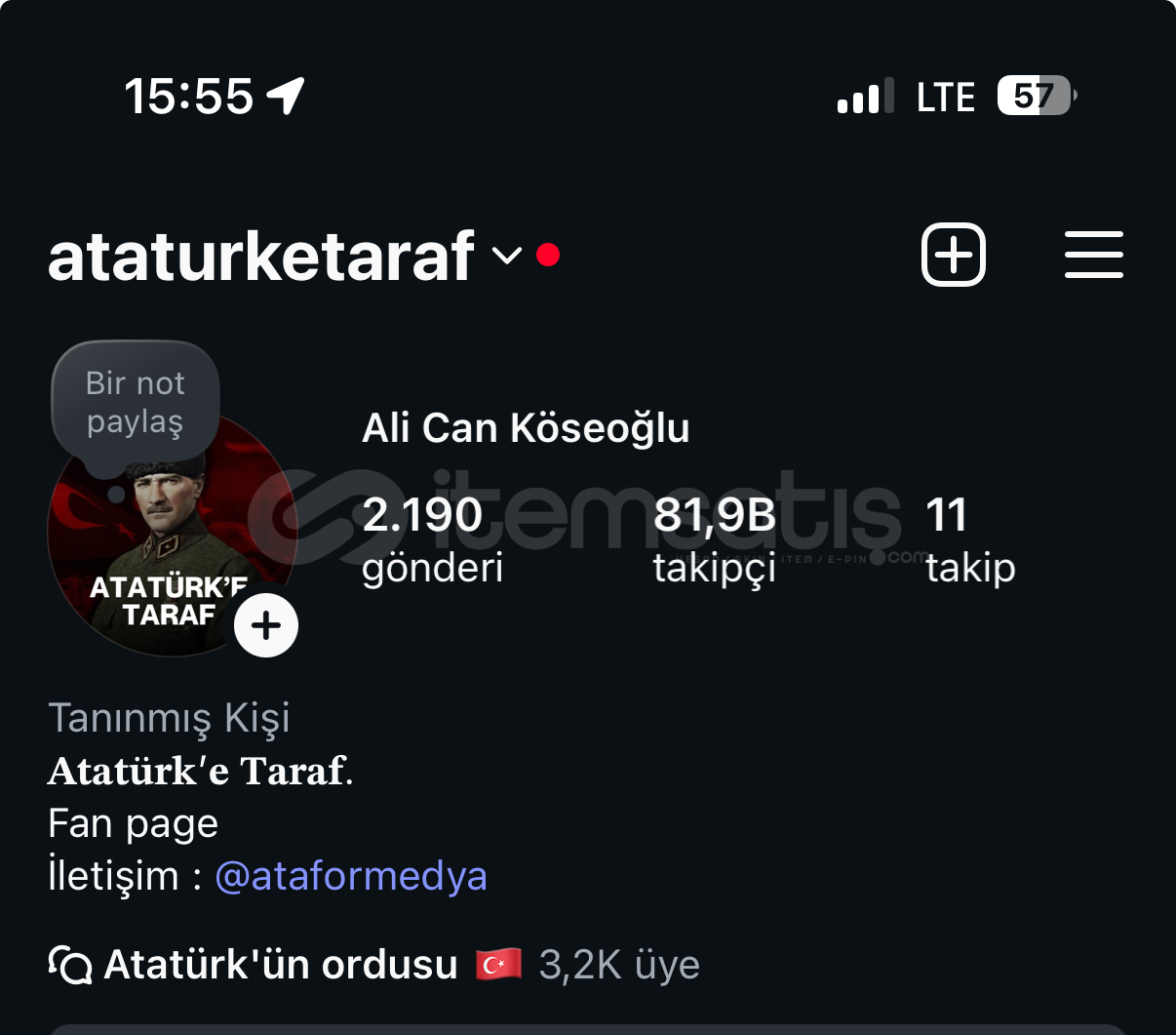82K Full Aktif Atatürk Sayfası İlk Mailli. 82K Full Aktif Atatürk Sayfası İlk Mailli.