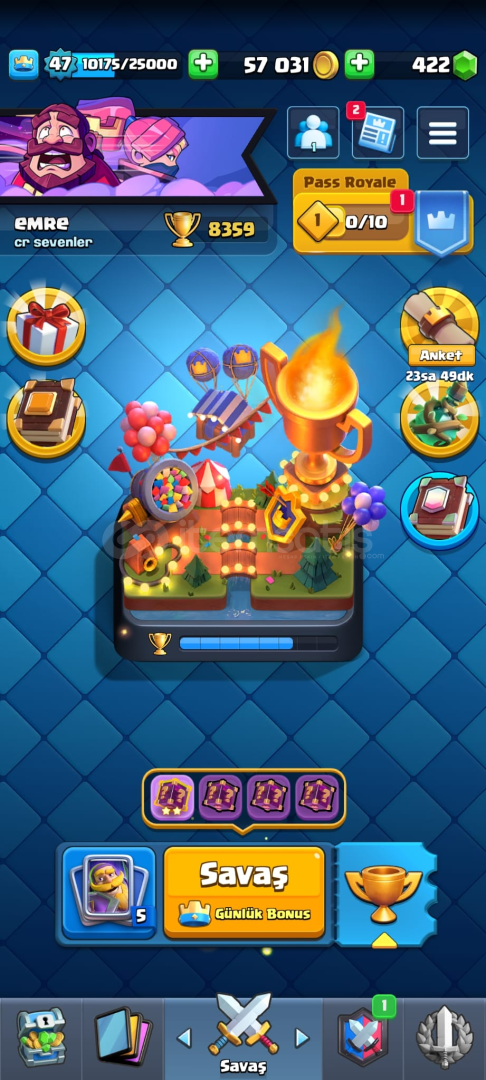 8300 KUPA 118 KART 7 EVRİM 38K BS HEDİYE  8300 KUPA 118 KART 7 EVRİM 38K BS HEDİYE