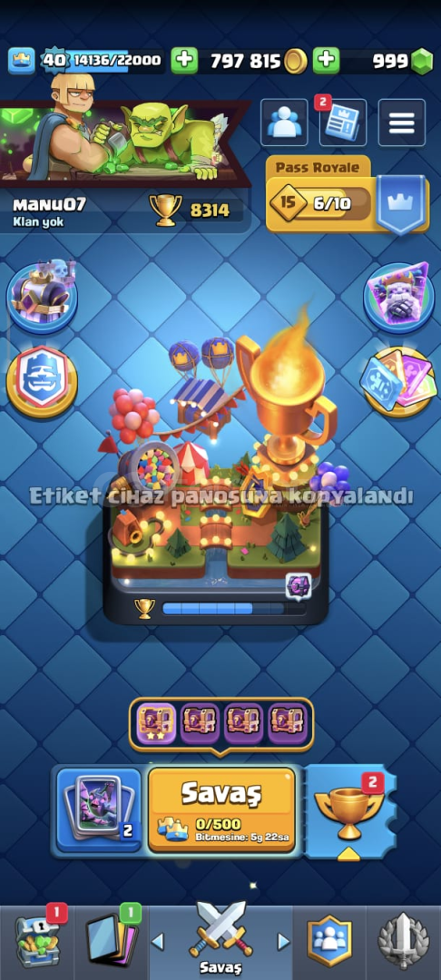 ⭐8300 KUPA⭐7 EVRİM⭐VİP⭐ ⭐8300 KUPA⭐7 EVRİM⭐VİP⭐