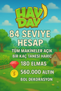 84 Sv HayDay Mükemmel Hesap