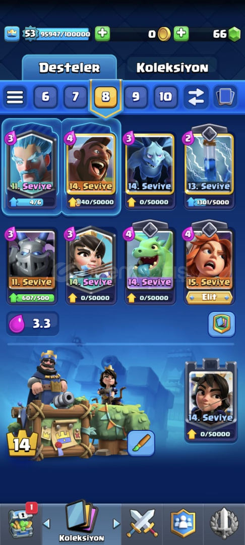 ⭐8400 KUPA⭐53 LEVEL⭐9 EVRİM⭐ ⭐8400 KUPA⭐53 LEVEL⭐9 EVRİM⭐