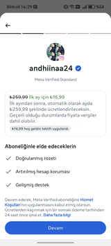 844 DOĞAL TAKİPÇİ + İNDİRİMLİ META VERİFİED 