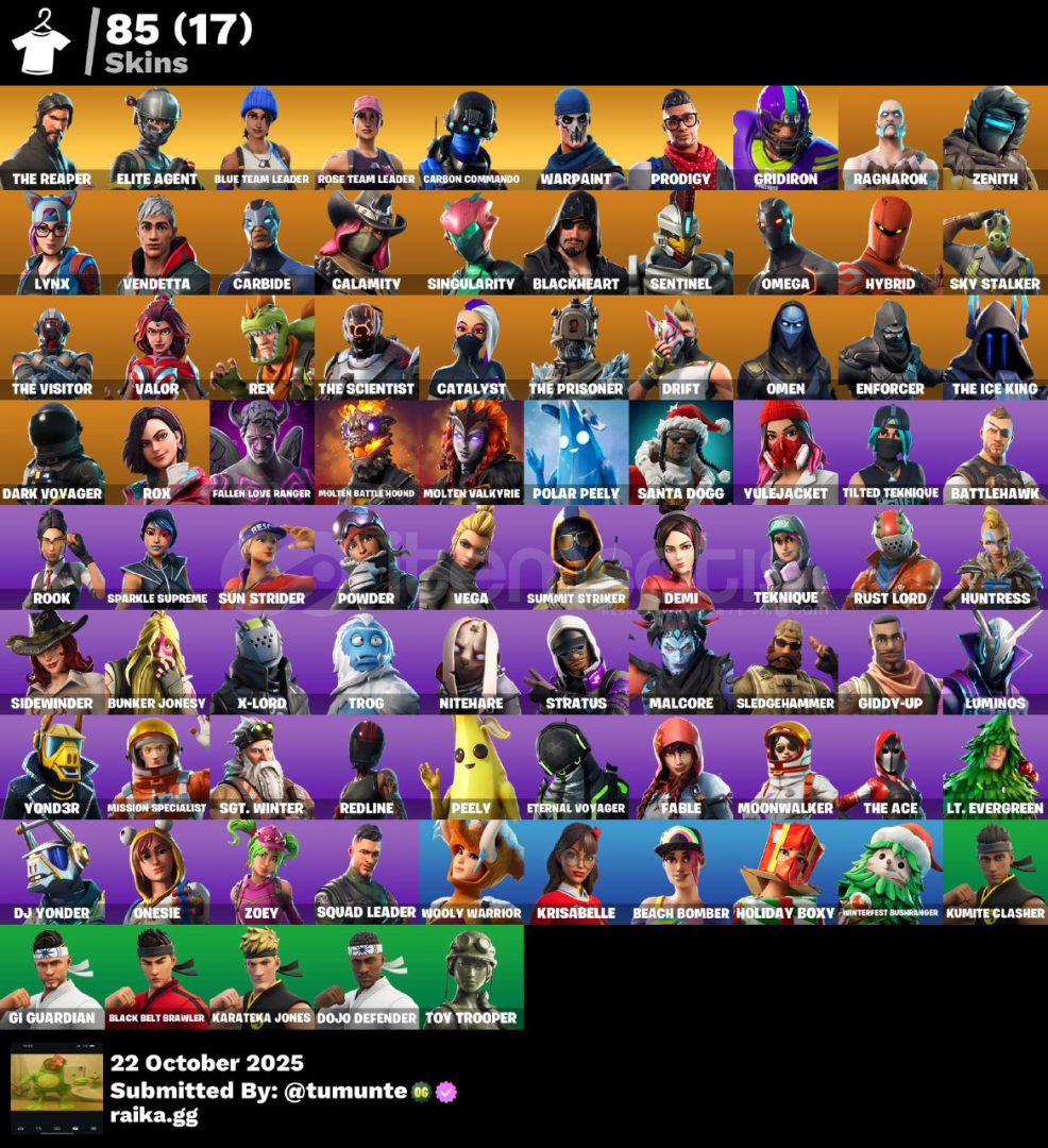 85 Skin OG STW, The Reaper Ömürlük Mailli!  85 Skin OG STW, The Reaper Ömürlük Mailli!