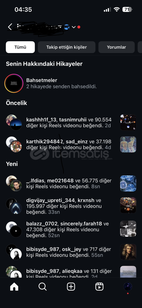 8.5 Takipçili mavi tikli hesap 8.5 Takipçili mavi tikli hesap
