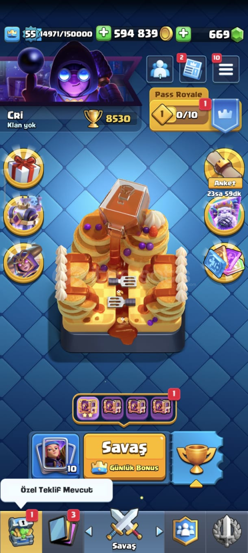 ⚡8500 KUPA⚡55 LEVEL⚡4 EVRİM⚡ ⚡8500 KUPA⚡55 LEVEL⚡4 EVRİM⚡