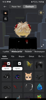 8.5k robux harcanmış Değerli hesap