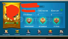 86M VIP17 BOL HIZLI KAYNAKLI SAVAŞÇI HESAP!