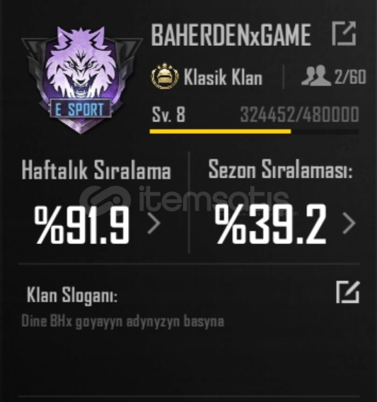 8.7 SV KLAN İSİM DEĞİŞİM AKTİFTİR HIZLI TESLİM 8.7 SV KLAN İSİM DEĞİŞİM AKTİFTİR HIZLI TESLİM