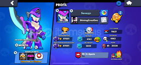 87K hesap tüm karakterler var hepsi max 