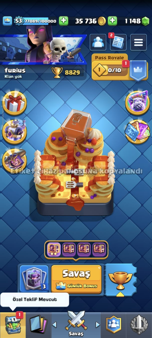 ⚡8800 KUPA⚡53 LEVEL⚡6 EVRİM⚡ ⚡8800 KUPA⚡53 LEVEL⚡6 EVRİM⚡