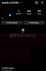 885 TAKİPÇİLİ ESKİ KURULUM İNSTAGRAM 
