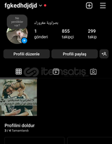 885 TAKİPÇİLİ ESKİ KURULUM İNSTAGRAM HESABİ 