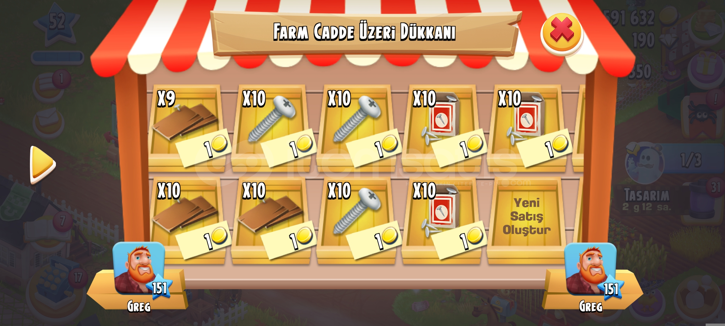 89 adet ambar malzemesi 89 adet ambar malzemesi