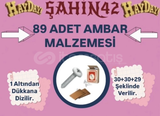 ✅89 ADET AMBAR MALZEMESİ 
