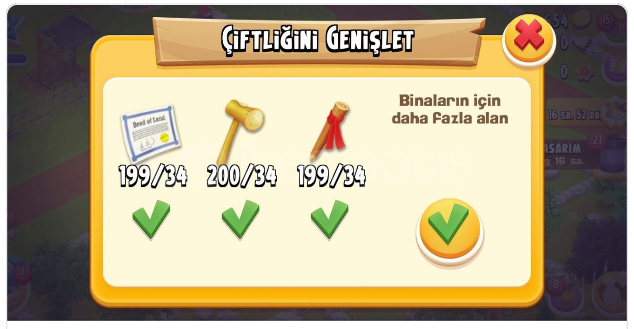 89 adet arazi genişletme malzemesi 89 adet arazi genişletme malzemesi