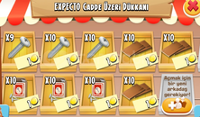 89 ADET EŞİT AMBAR YÜKSELTME MALZEMESİ