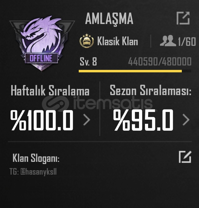 8.9 SV KLAN HIZLI TESLİMAT 8.9 SV KLAN HIZLI TESLİMAT