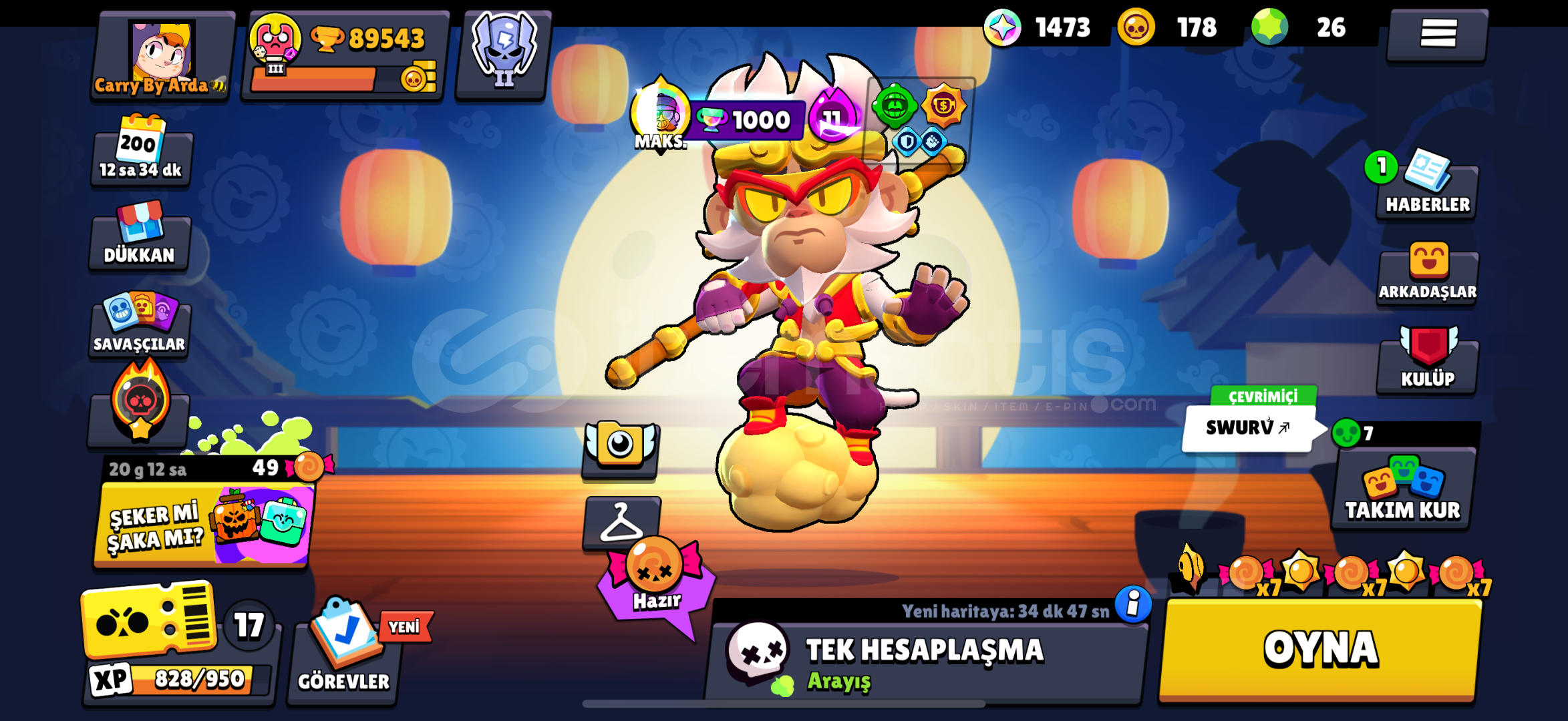 90K bebek gibi brawl stars hesabı 90K bebek gibi brawl stars hesabı
