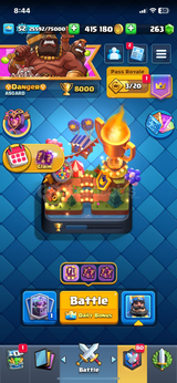 8K KUPA LİG 4 PASS ROYALE AÇIK HESAP