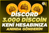 ⭐8X | 3000 DİSCOİN KENDİ HESABINIZA | ANLIK⭐