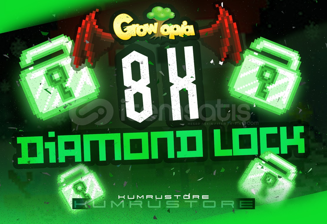 8x Diamond Lock 8x Diamond Lock
