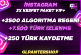 ⭐3X | İNSTAGRAM GERÇEK KEŞFET PAKETİ 1 | ⭐