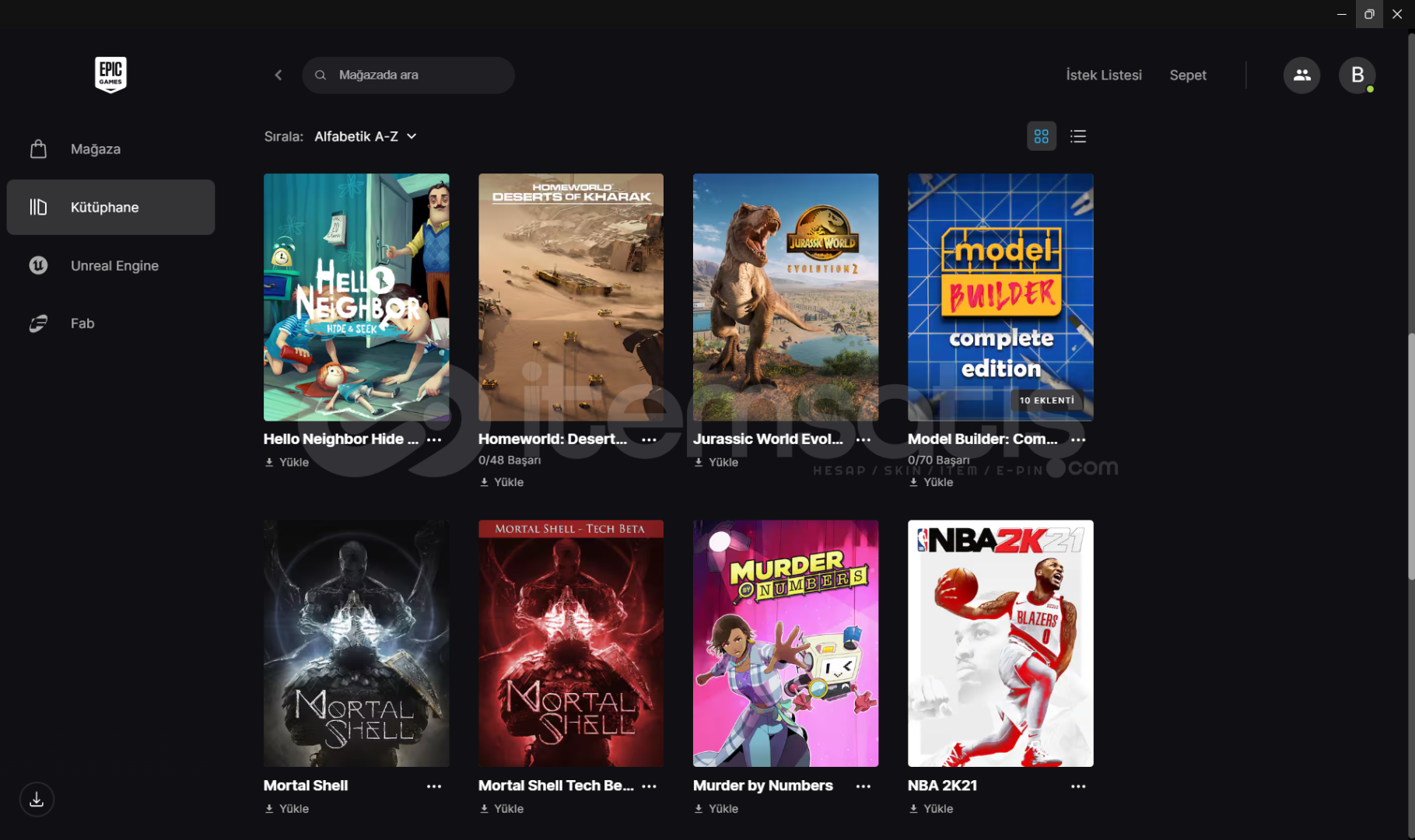 9 988 tl değerinde Epic Games hesabı Gta5  9 988 tl değerinde Epic Games hesabı Gta5