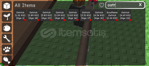 9 ADET OSTRICH - Grow A Garden