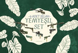 ♠︎ 9 Adet Silah ♠︎ Yeşil Set ✔ 