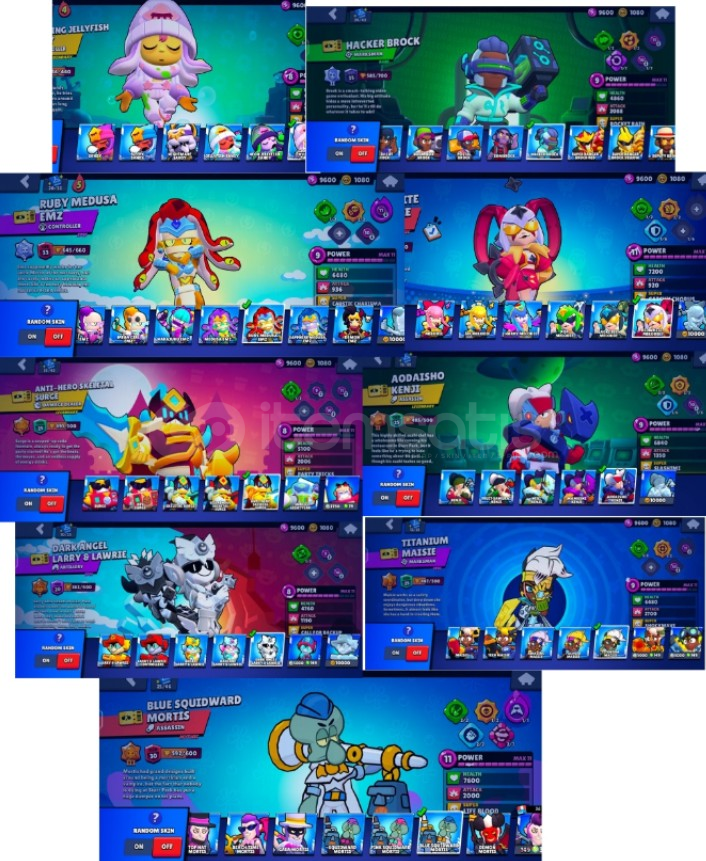 9 BRAWL PASSLİ 40K~ +200 KOSTÜM MAİL DEGİSİYOR! 9 BRAWL PASSLİ 40K~ +200 KOSTÜM MAİL DEGİSİYOR!