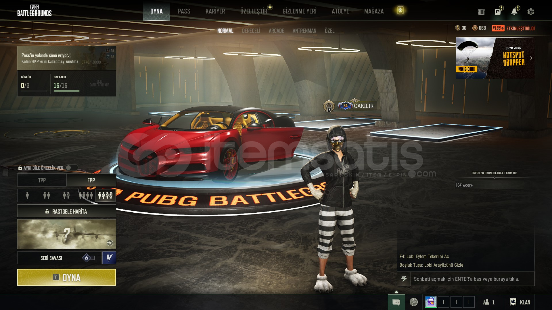 9 CROMA 17 GELİŞTİRİLEBİLİR PGILI PUBG HESABI 9 CROMA 17 GELİŞTİRİLEBİLİR PGILI PUBG HESABI