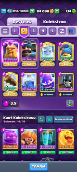 9 K kupalı 9 elit 22 Max 9 evrimli efsane hesap