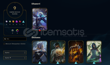 9 Kostümlü 36 Level TR Hesap