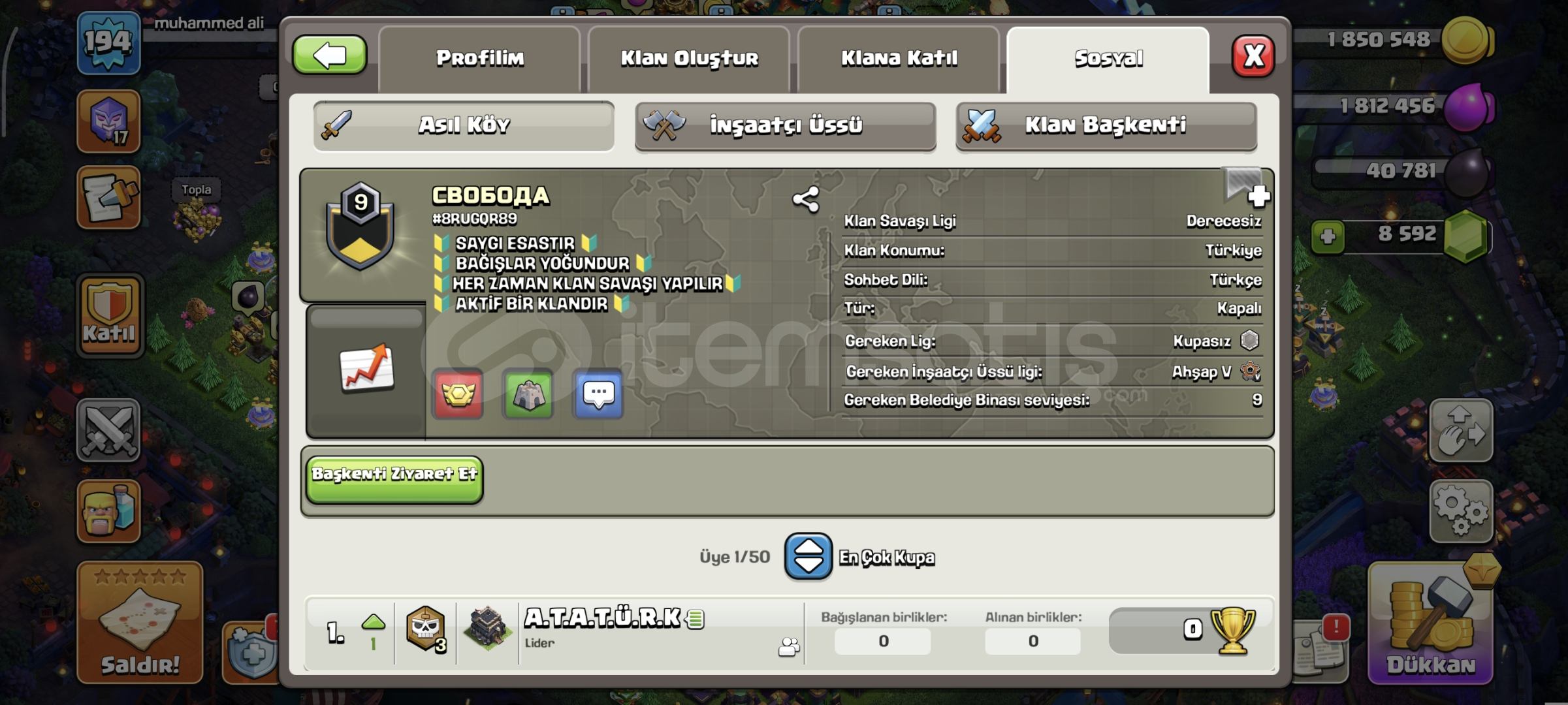 9 LVL KLAN HESABI 9 LVL KLAN HESABI
