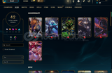 90 champ 42 skin 170 level bronz elo EUW