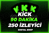 ⭐[90 DAKİKA] 250 KİCK CANLI İZLEYİCİ OTOTESLİM