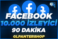 ⭐[90 DK] Facebook 10.000 Canlı Yayın İzlenme ⭐