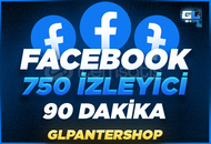 ⭐[90 DK] Facebook 750 Canlı Yayın İzlenme ⭐