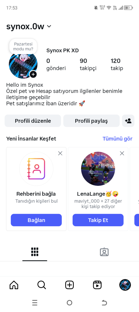 ⭐90 GERÇEK TAKİPÇİ Lİ HESAP UCUZA⭐ ⭐90 GERÇEK TAKİPÇİ Lİ HESAP UCUZA⭐