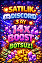 ⭐90 GÜN GARANTİLİ ⭐️| 1 Ay Discord 14x Boost⭐