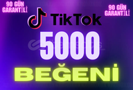90 Gün GARANTİLİ 5000 BEĞENİ TİKTOK