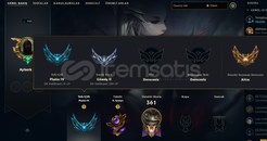 90 KOSTUMLU YUKSEK MMR LOL HESABI