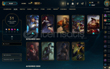 90 şampiyon 31 skin demir 4 elo EUW acc