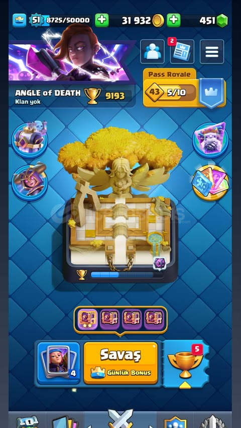 9100 KUPA⭐️51 LEVEL 8 EVRİM⭐️EFSANE HESAP 9100 KUPA⭐️51 LEVEL 8 EVRİM⭐️EFSANE HESAP