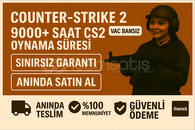⭐️9000+ SAAT CS2 STEAM HESABI❤️+İLK MAİL