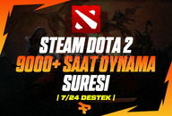 ⭐9000+ SAAT DOTA 2 + GARANTİ⭐