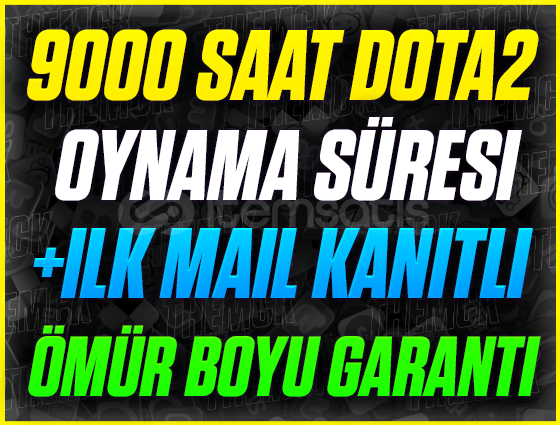 ⭐️9000+ SAAT DOTA 2 STEAM❤️+İLK MAİL❤️ ⭐️9000+ SAAT DOTA 2 STEAM❤️+İLK MAİL❤️