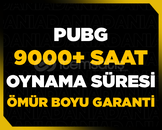 ☢️9000+ SAAT PUBG STEAM☢️GARANTİ