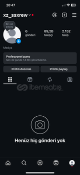 90K GERÇEK TAKİPÇİLİ KOLOMBİYA HESABI