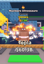 ✨90m/s Nuclearo Dinossauro / SaB